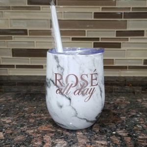 Marble Stainless Steel Wine/Drink Tumbler